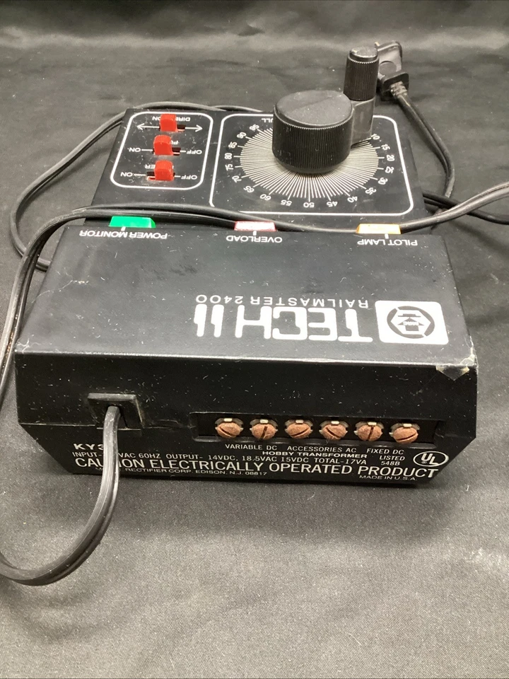 Vtg Tech II Railmaster 2400 Power Pack - Image 3 of 4