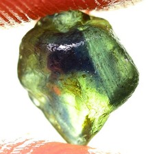 UNHEATED 2.20ct GREEN SAPPHIRE ROUGH NATURAL100% NR!