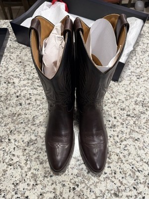 Ralph Lauren Purple Label Calf Mid-cut Western Boots