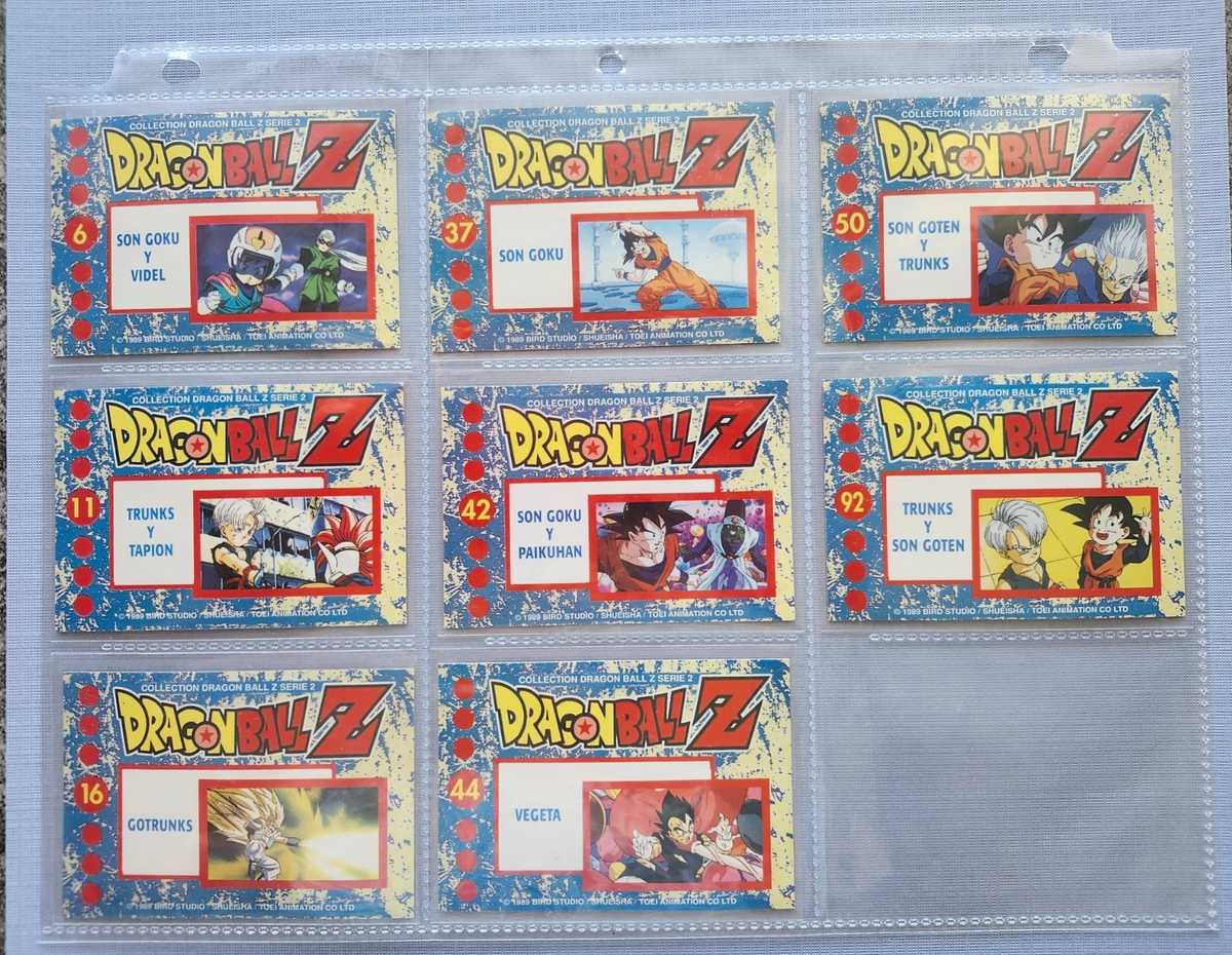 1989 Collection Dragon Ball Z Series 2 Bird Studio Lot of 8 cards