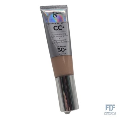 IT Cosmetics, Crème CC+ Anti-Âge Your Skin But Better, Haute Couvrance, Waterpro
