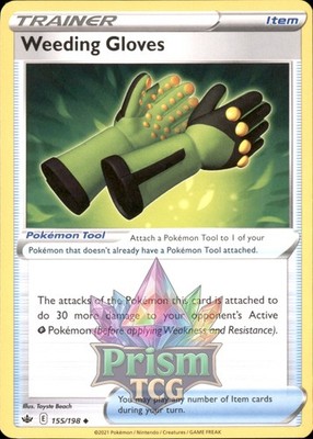 Unkrauthandschuhe 155/198 Uncommon Chilling Reign Pokemon