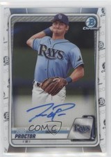 2020 Bowman Chrome Prospects Auto Ford Proctor #CPA-FP Auto 0t4p