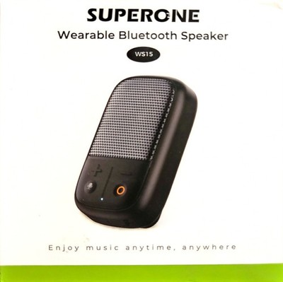 SUPERONE Wearable Bluetooth Speaker with Voice Assistant & Mic Model W515