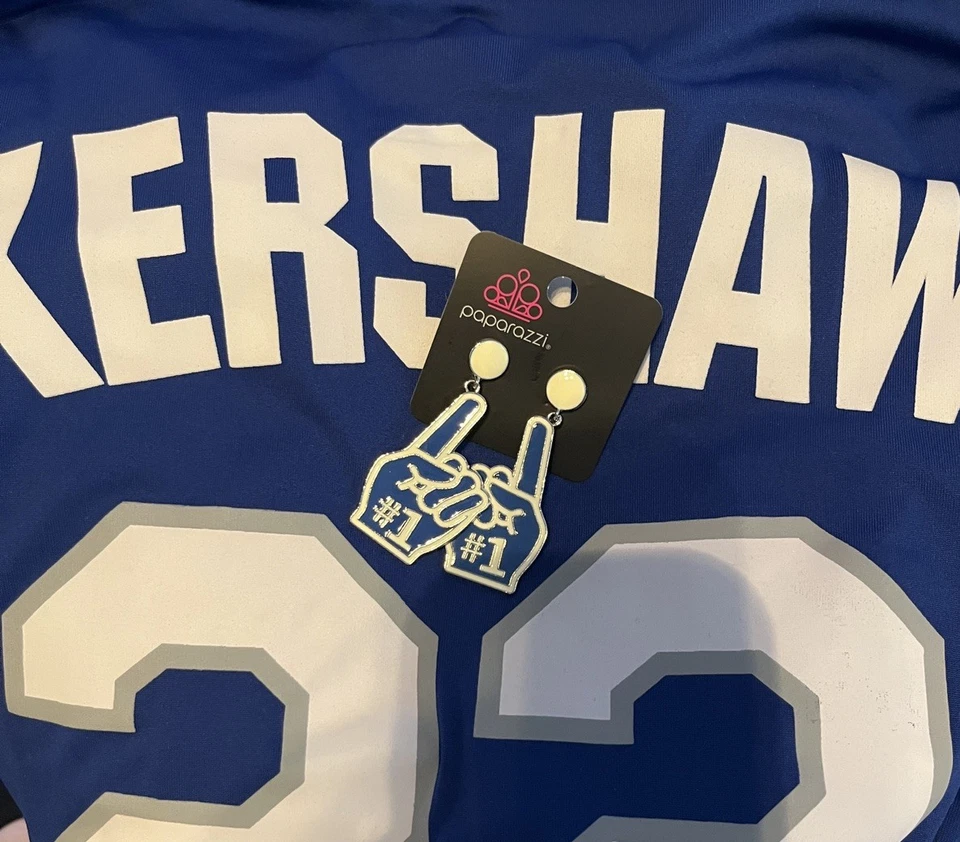 Camiseta de hombre de los Dodgers de Los Ángeles XL azul Clayton Kershaw #22 logotipo del equipo cuello redondo Foto 3 de 4