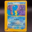 Pokemon Squirtle 132/165 - 2002 Expedition Base Set - LP Non-Holo WotC E-Reader