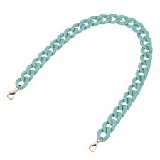 Acrylic Purse Strap,23.6" Matte Bag Chain Replacement Blue