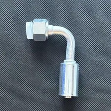 Ac Beadlock Crimp On Ac Fitting Female O Ring 90 Degree 8 Nut 6 Hose Bl1328 Ac Beadlock Crimp On Ac Fitting Female O Ring 90 Degree 8 Nut 6 Hose Bl1328