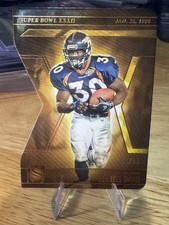 Terrell Davis 2025 Panini Silhouettes Super Bowl Insert Bronze /49 Broncos SSP