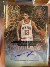 2025-26 Topps Chrome Basketball Tyler Kolek Chromeographs Superfractor 1/1...