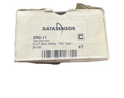 Datasensor SR0-11 Slot Sensor 5mm 600Hz PNP Dark 24VDC DC