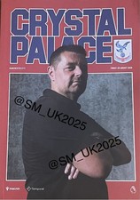 Crystal Palace v Manchester City Prem League Programme 28 Aug 2026 *IN STOCK*
