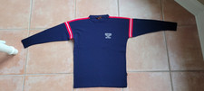 VINTAGE 1970s Blue/Red Stripe Sweater HEUER FERRARI John Davey Made In UK