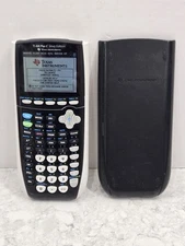 Texas Instruments TI-84 Plus C Silver Edition Calculator Black Tested W/ Cover