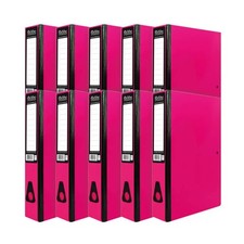 Image of Pukka Brights Box File Foolscap Pink (Pack of 10) BR-7780