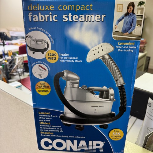 Nuevo en caja vaporizador de tela CONAIR Deluxe compacto 1200 vatios brezo - Imagen 6 de 6