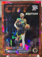 2023-2024 NBA Hoops Premium Stock City Edition Shai Gilgeous-Alexander Red 92/99