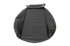 Front Outer Seat Base Re Trim COVER in BLACK VINYL to fit Land Rover Defender