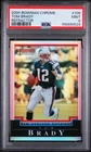 2004 Bowman Chrome #106 Tom Brady Refractor PSA 9