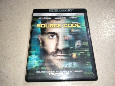 Source Code 4K Ultra HD/Blu-ray 2011 Time Travel Sci-Fi Jake Gyllenhaal