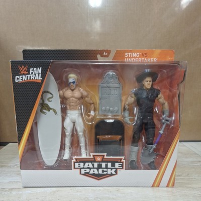 Sting vs Undertaker | Basic Battle Pack Fan Central | Mattel Factory Sealed 