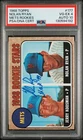 1968 Topps - Rookie Stars Nolan Ryan, Jerry Koosman #177 (RC, AU) PSA 10 Auto