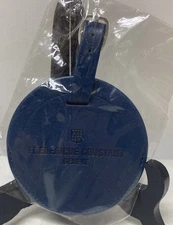 FRÉDÉRIQUE CONSTANT Geneve Swiss Watches Luggage Tag Dark Blue Logo SEALED NEW