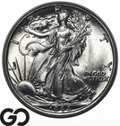 1944 Walking Liberty Half Dollar, Blast White Solid Gem BU++