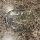 PYREX Clear Glass Oval Replacement LID Casserole 12” X 9”