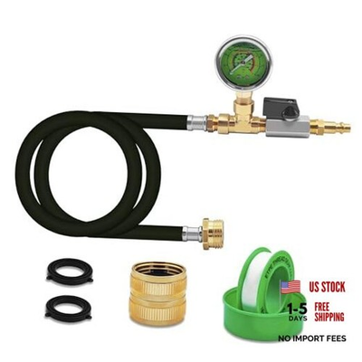 #ad RV Winterizing Kit with Pressure Gauge 60inch RV Winterize Hose with Black $37.62