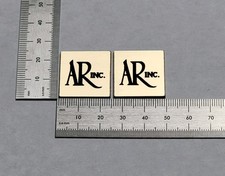 AR Inc. Acoustic Research Badge Logo Emblem Pair - 15/16 Inch