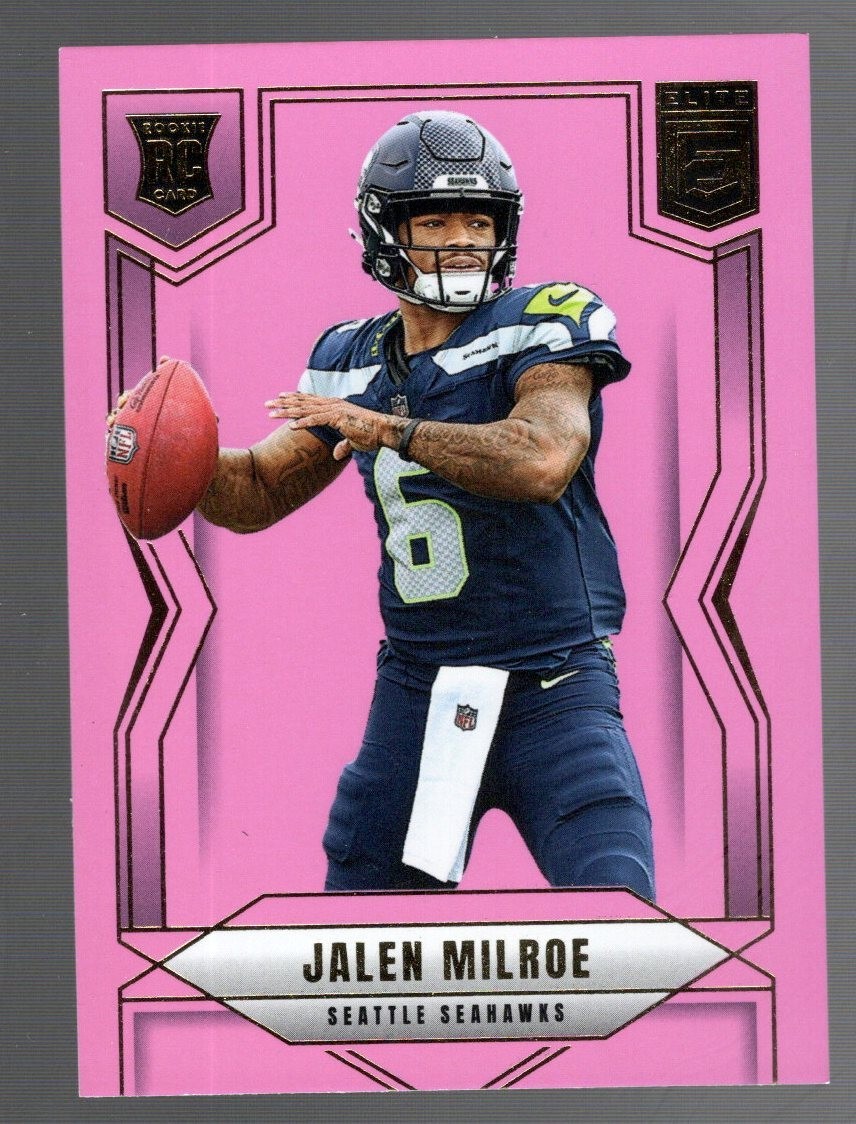 2025 Panini Donruss Elite Rookies Jalen Milroe #131 Pink Ink (RC)