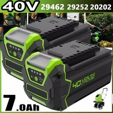40V 7.0Ah For Greenworks G-MAX Lithium Battery 29472 29462 29252 20202 BMBM