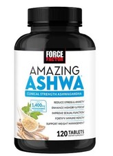 Force Factor Amazing Ashwa Tablets Ashwagandha Supplement for Stress & Anxiety