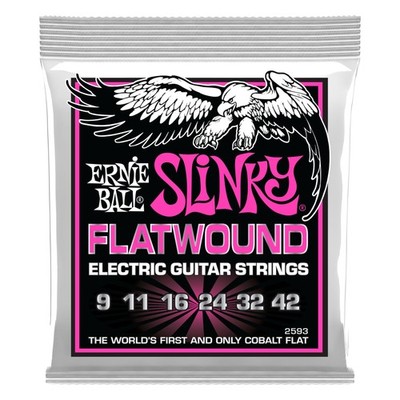 Super Slinky Flatwound Electric Guitar Strings 9-42 Gauge (P02593)