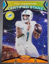 Tua Tagovailoa /25 2024 Panini Certified Certified Stars Mirror Gold Dolphins SP