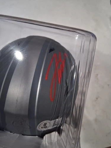 Josh Allen Autographed Signed Bills Mini Helmet with COA