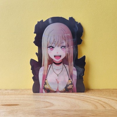 Marin Kitagawa My Dress Up Darling 3D Anime Lenticular Peeker Sticker Car Decal
