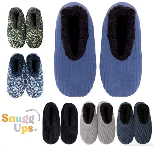 ~❤️~SNUGGUPS Mens Slippers Socks Sploshies Birthday Present Gift 2025/26