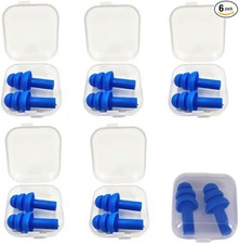 Swimming Ear Plugs Comfortable, Waterproof, Reusable Ear Plugs for Swimming, Sho