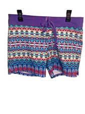 PrAna Men's Board Short Size M Purple Surfing Swim Trunks Drawstrings Athletic