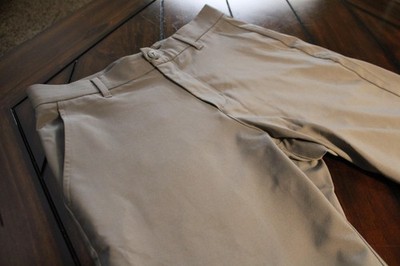 Primo Shorts Mens 30 Gray Chino Casual Performance Stretch Summer 11 Inch