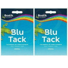 Blu Tack Sticky Re-usable Blue Tack  Adhesive Putty  Tac (Blue Blu Tac) Handy UK