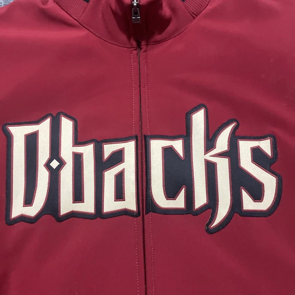 Arizona Diamondbacks Majestic Jacket Men’s Large Therma Base Red Dugout On Field - Image 2 of 4