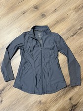 Form by Cherokee Scrubs Full Zip 360 Stretch Gray Moisture Wicking Jacket S/CH/P