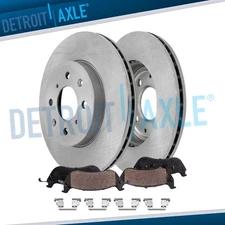 262mm Front Disc Brake Rotors and Ceramic Brake Pads Kit for 2015-2020 Honda Fit