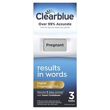 Clearblue CB12 Digital Pregnancy 3 CT Dual Blue