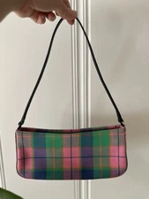 Preston & York Plaid Multicolor Pattern Mini Shoulder Bag