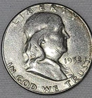 1952 S Franklin Half Dollar in AU Condition