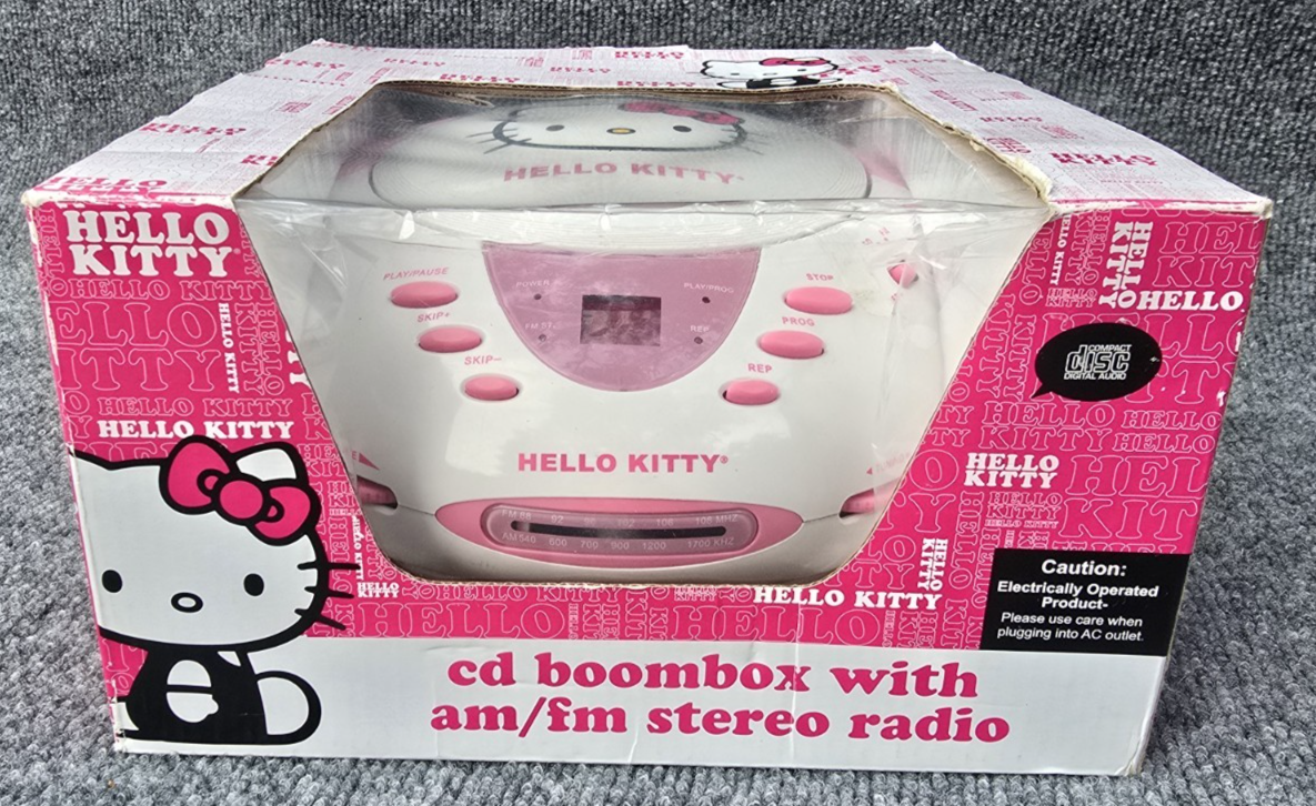 Sanrio Hello Kitty CD/Radio Boombox for sale online | eBay